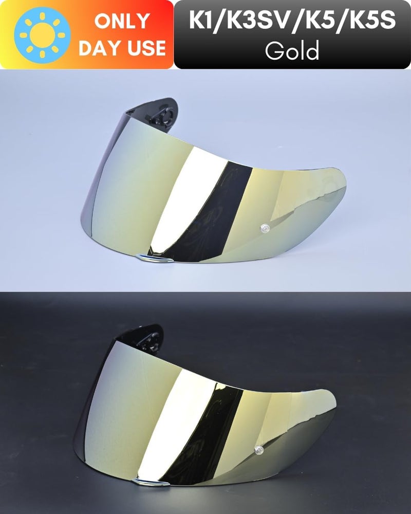 Logto Motorcycle Helmet Visor for K1 K3SV K5 K5-S Visor Helmet Visor Replacement Uv Protection Anti-Scratch, Universal - Image 4